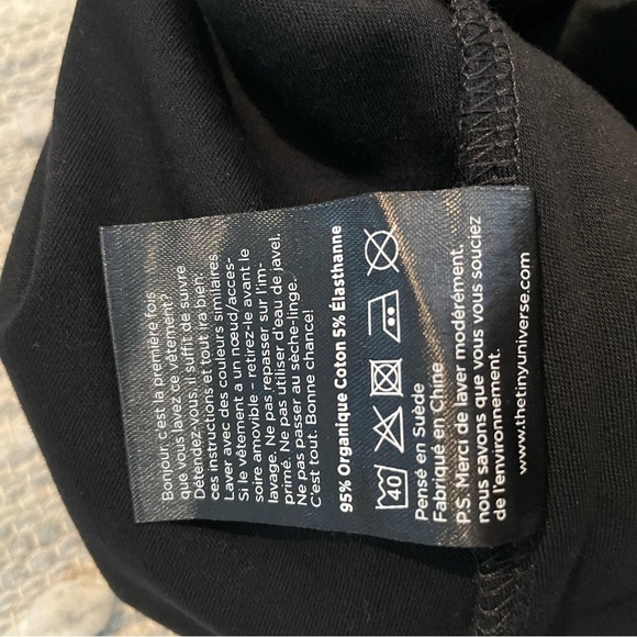 12 month black one piece faux velvet suit - Picture 6 of 7